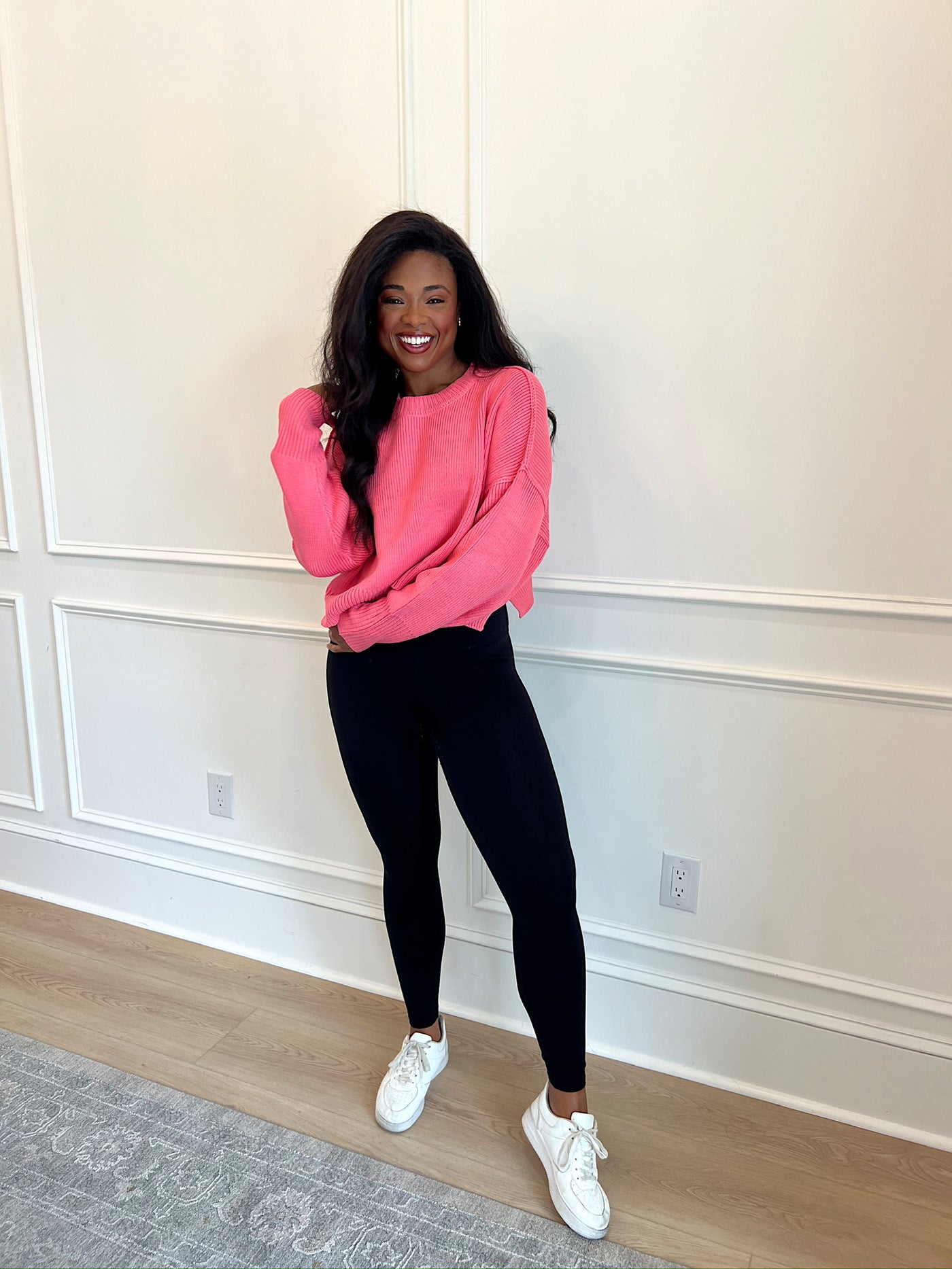 True Friend Cropped Sweater Top