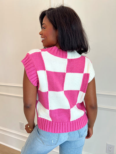 Hint Of Extra Sweater Vest Top