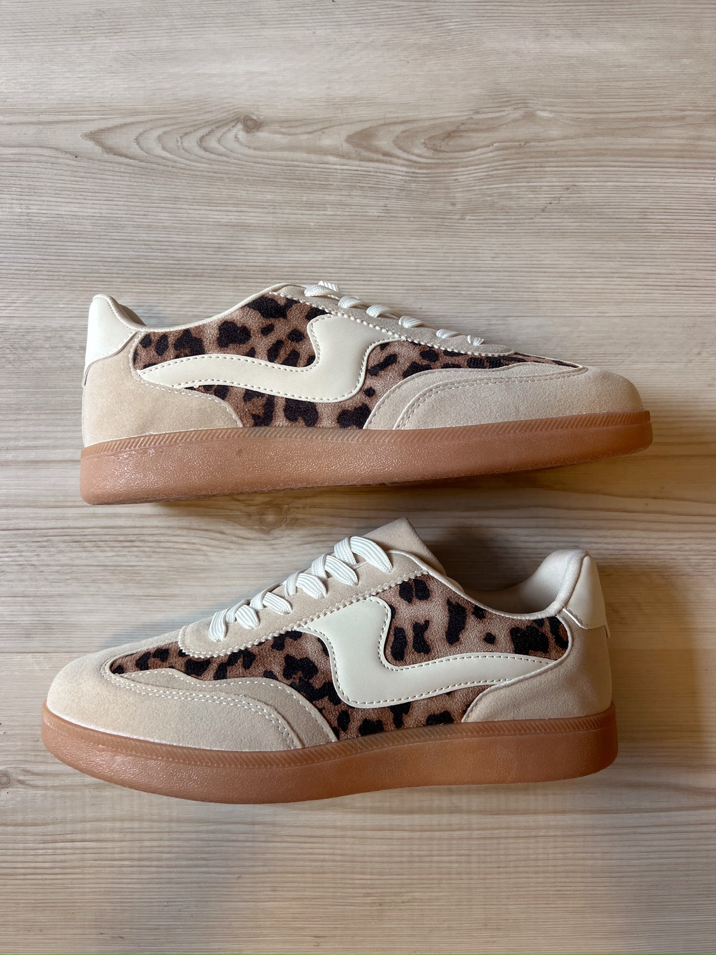 Don't Catch Me Leopard Sneakers