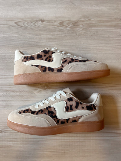 Don't Catch Me Leopard Sneakers