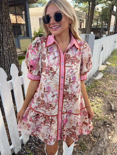 Holding Wildflowers Floral Dress