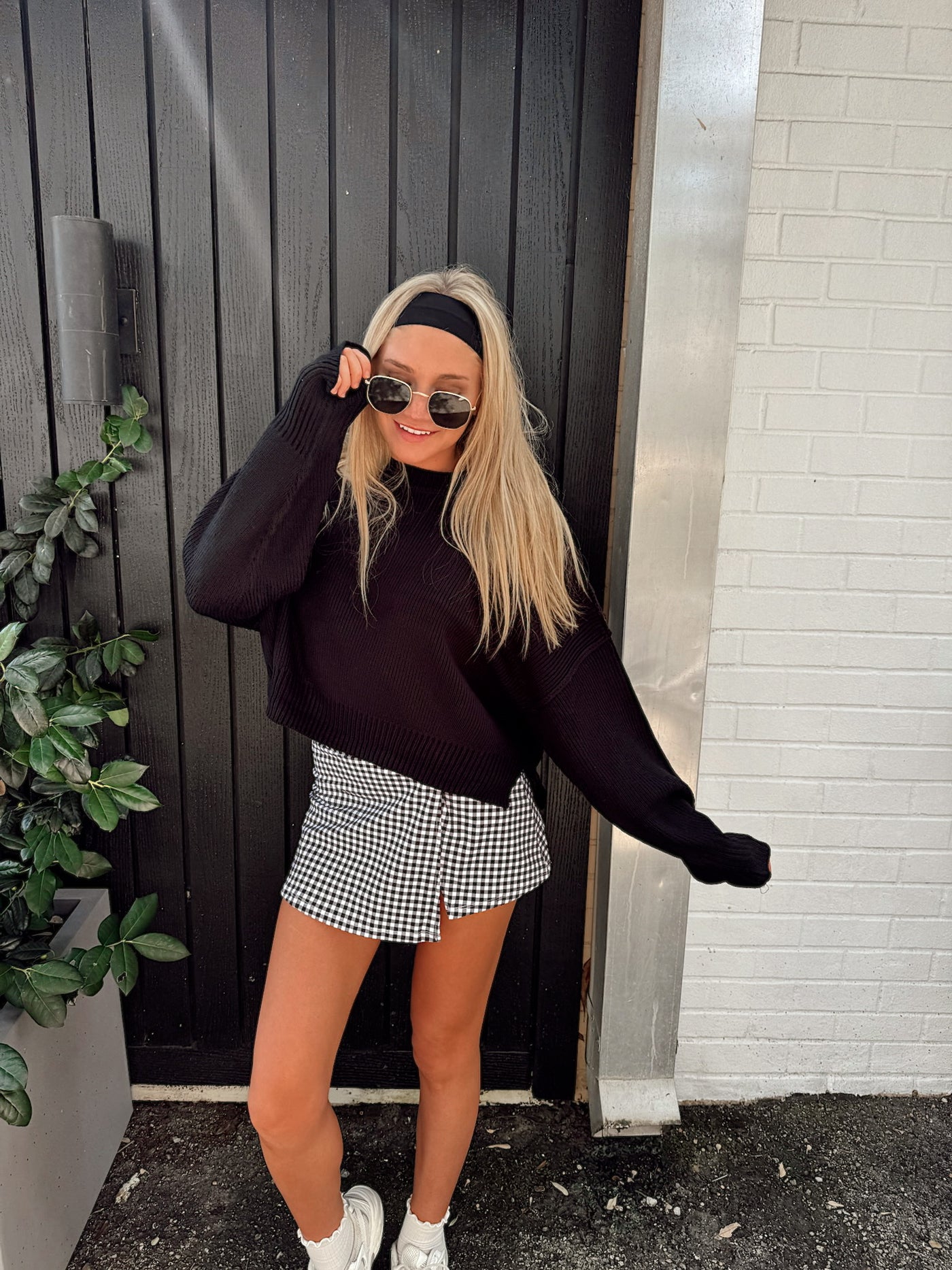 True Friend Cropped Sweater Top