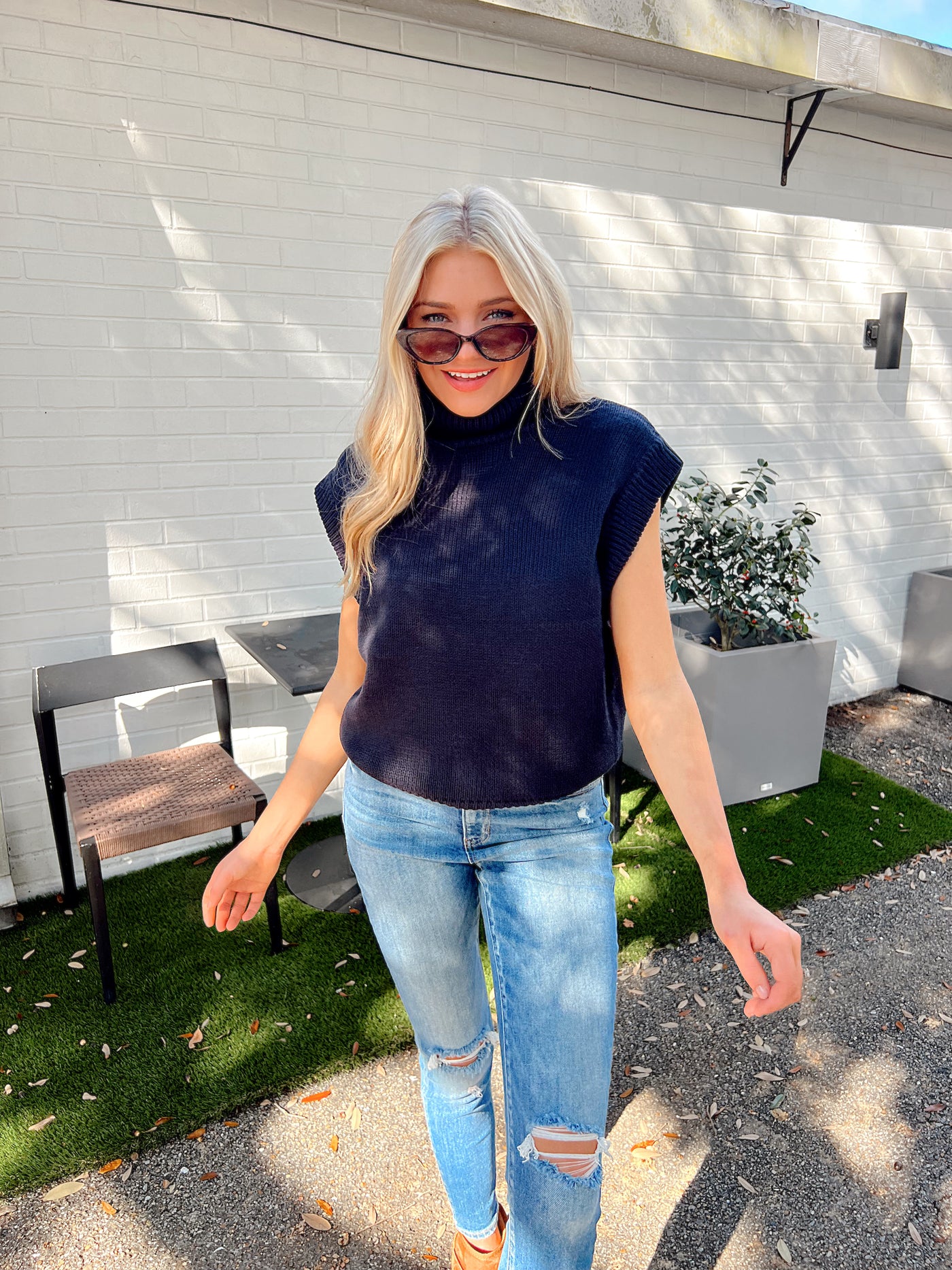 Tell Me Everything Turtleneck Top