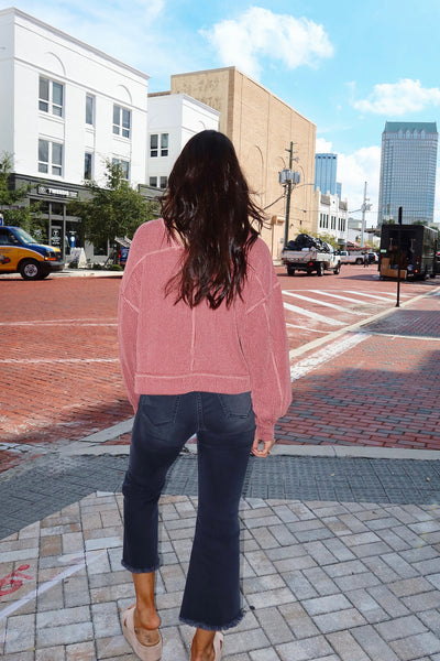 A Little Unpredictable Ribbed Top