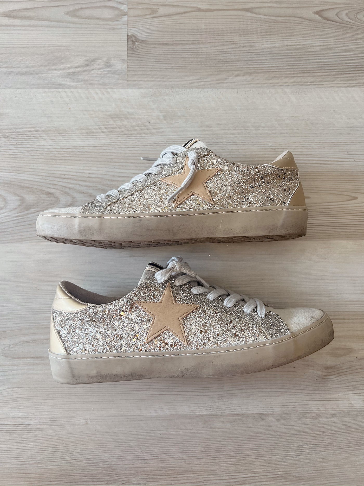 I'm On My Way Glitter Sneakers