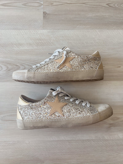 I'm On My Way Glitter Sneakers