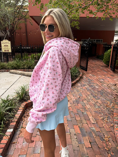 Wander Hour Floral Hoodie