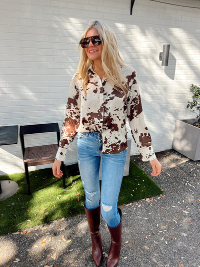 Rodeo Babe Collared Top