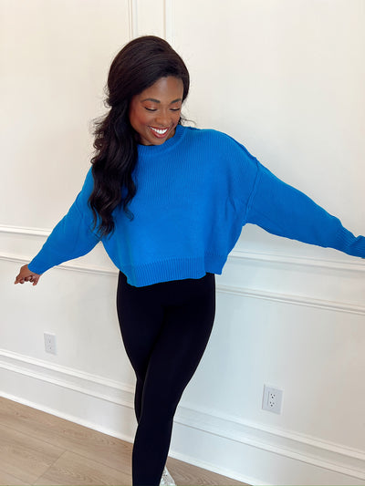 True Friend Cropped Sweater Top