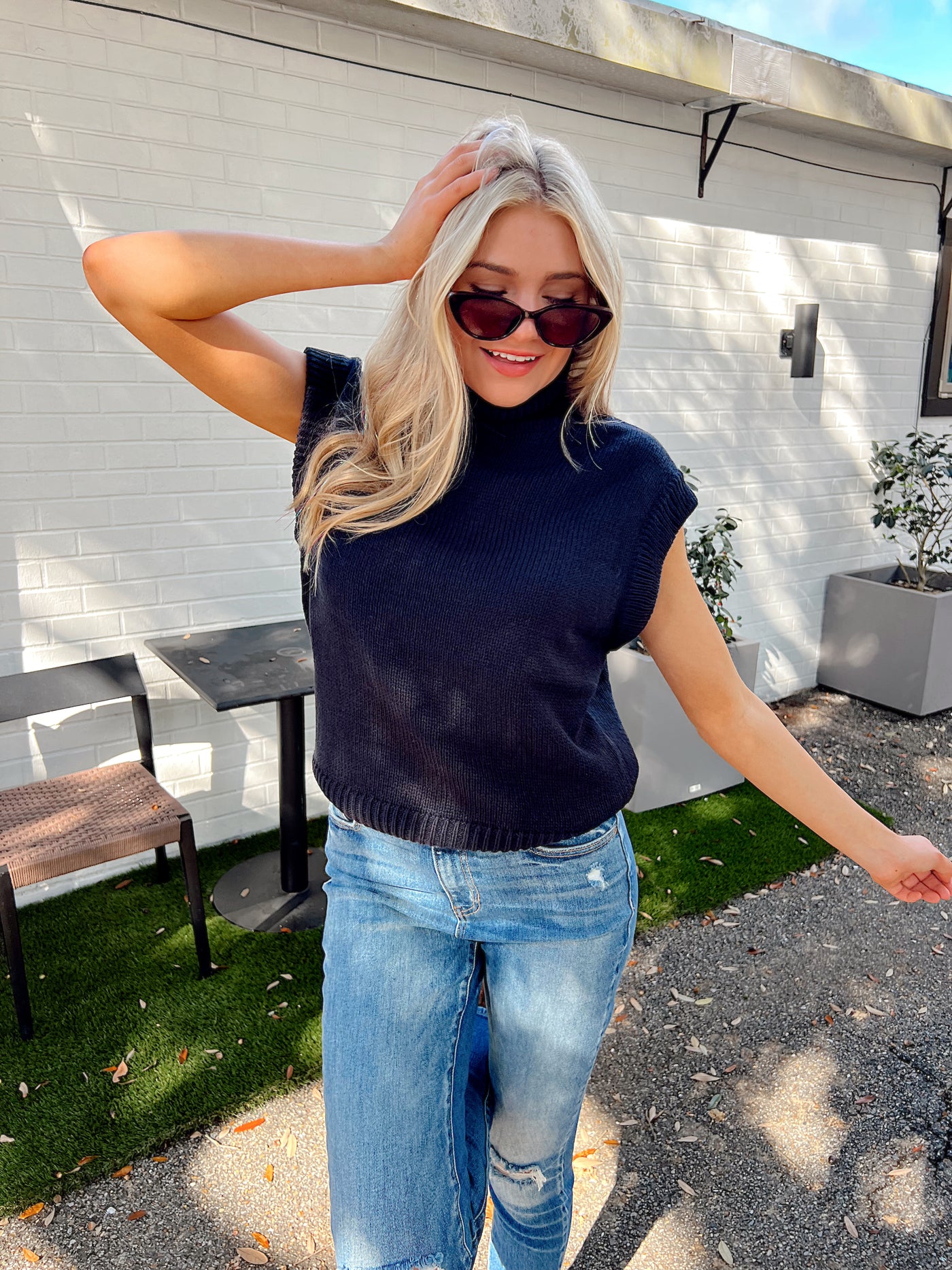 Tell Me Everything Turtleneck Top