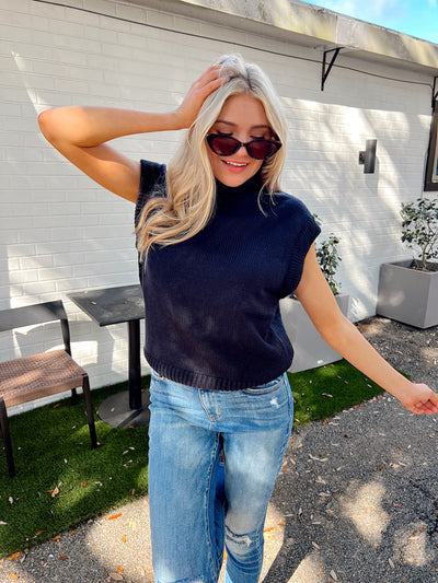 Tell Me Everything Turtleneck Top