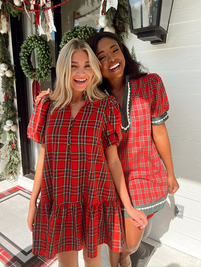 It's A Fairytale Plaid Dress