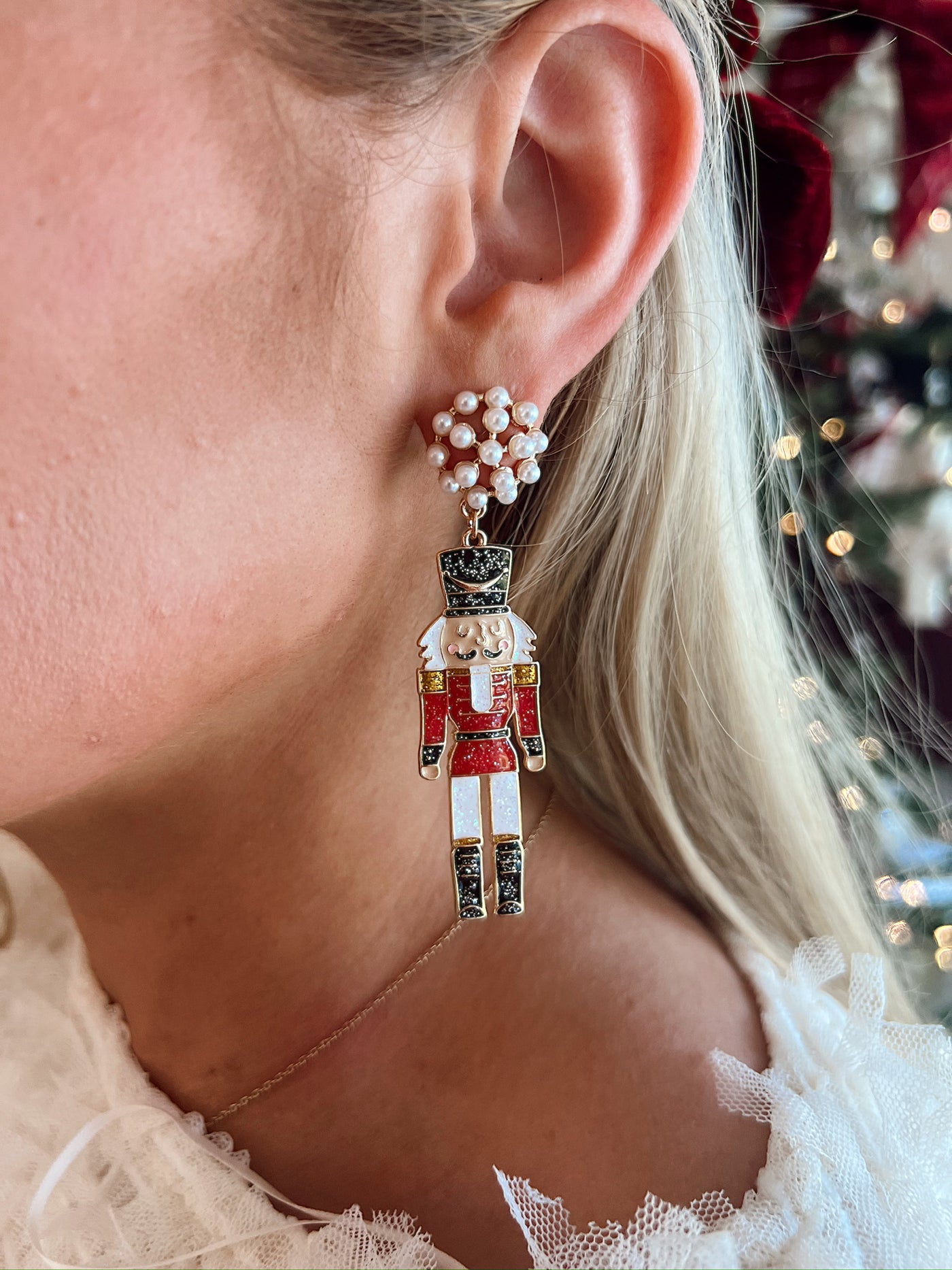 The Christmas Nutcracker Drop Earrings