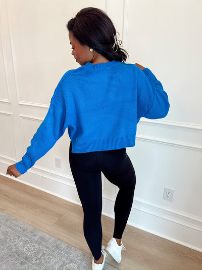 True Friend Cropped Sweater Top