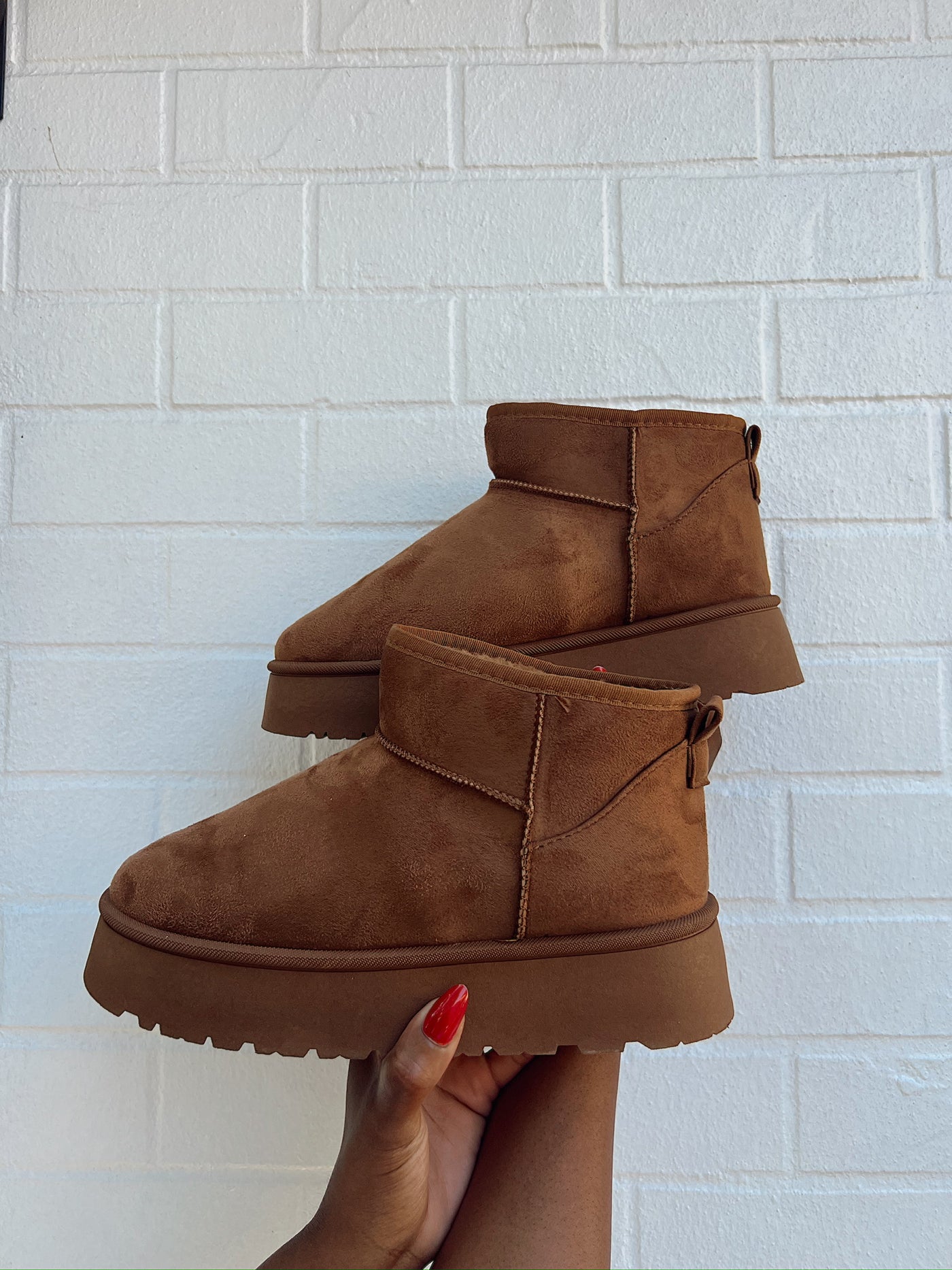 Wherever I Go Platform Ankle Booties