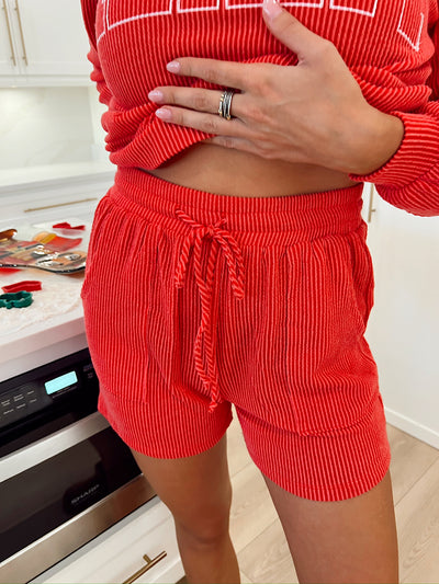 The More, The Merrier Ribbed Shorts