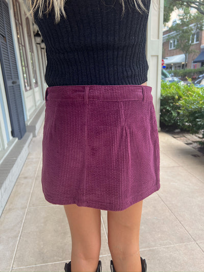 Mischief Behavior Corduroy Skort