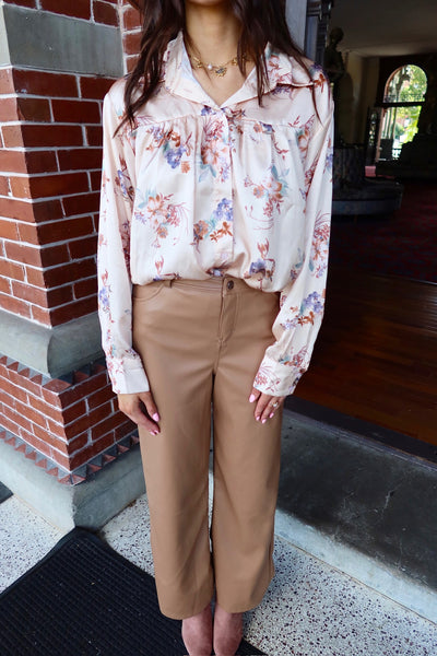 Always Winging It Faux Leather Pants