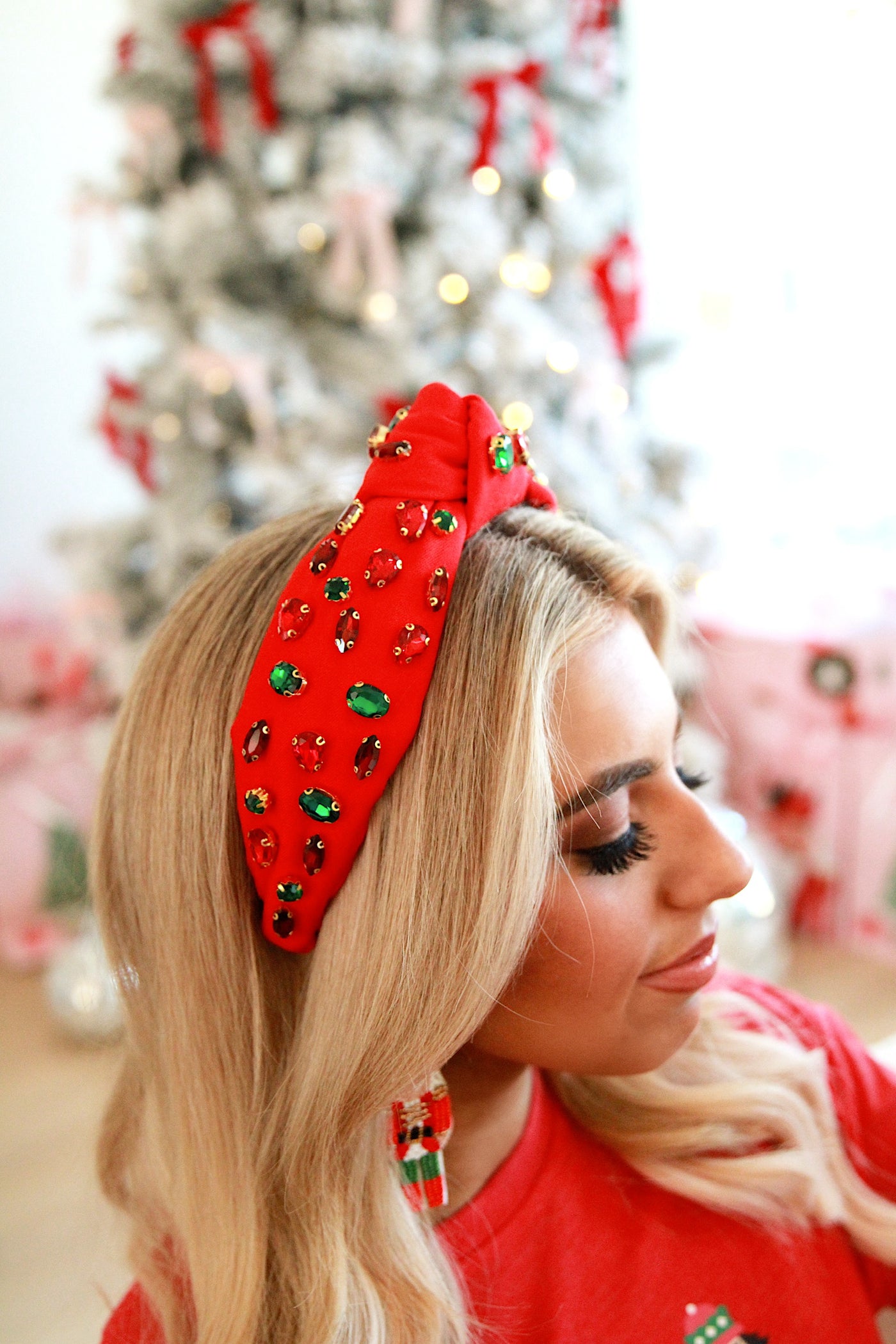 Christmas Is Lit Knot Headband