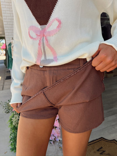 Roads Ahead Mini Skort