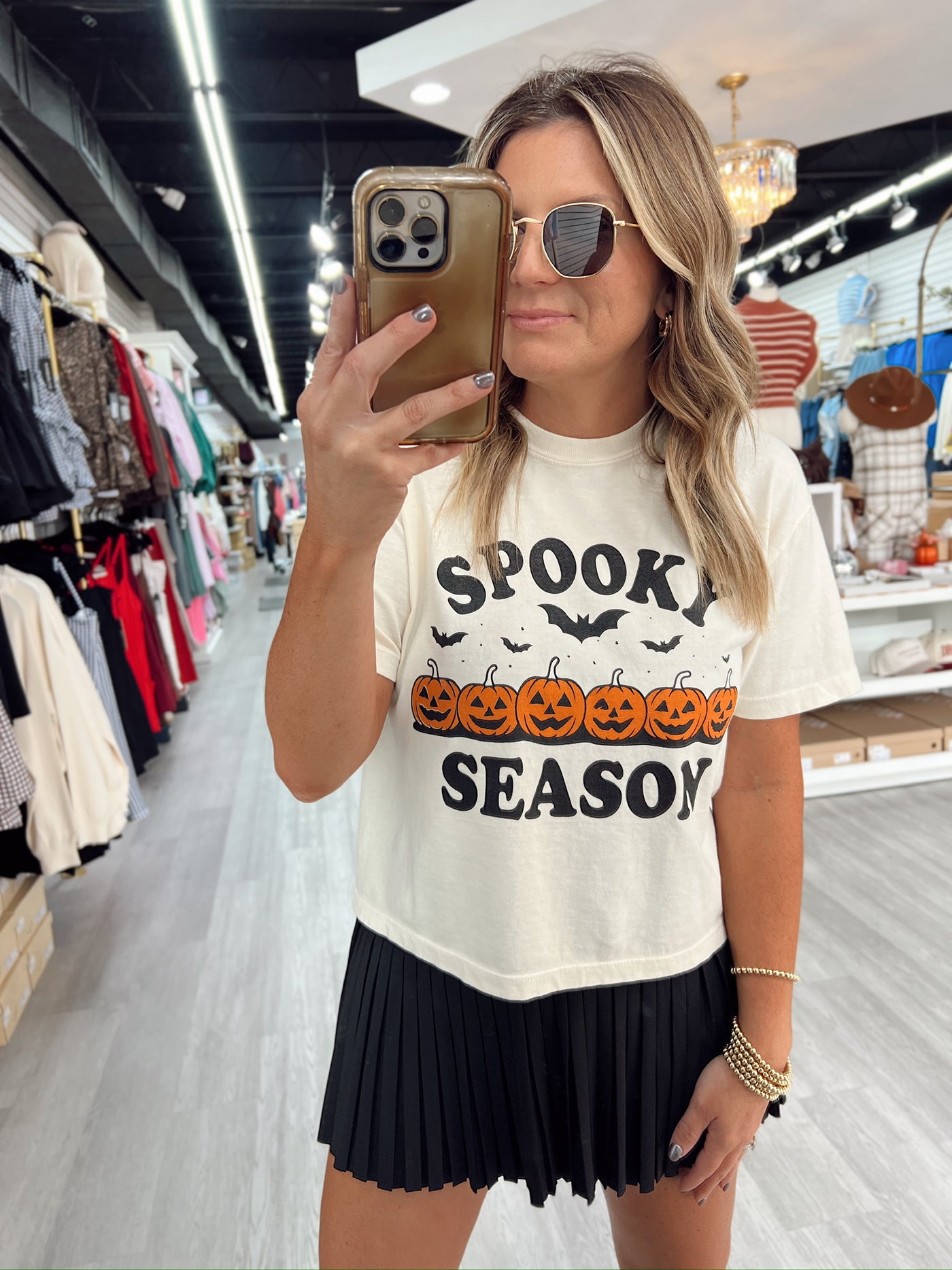 Spooky Season Halloween Graphic Top