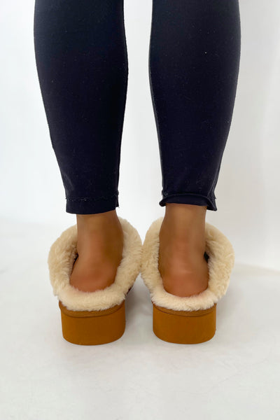 Step Aside Platform Mule Slippers