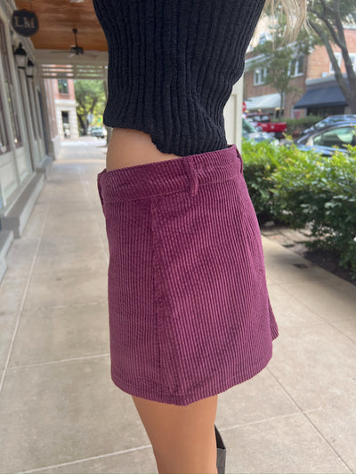 Mischief Behavior Corduroy Skort