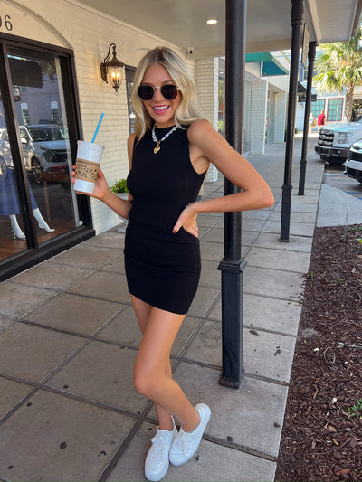 Moving Quickly Mini Dress