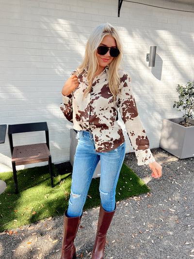 Rodeo Babe Collared Top