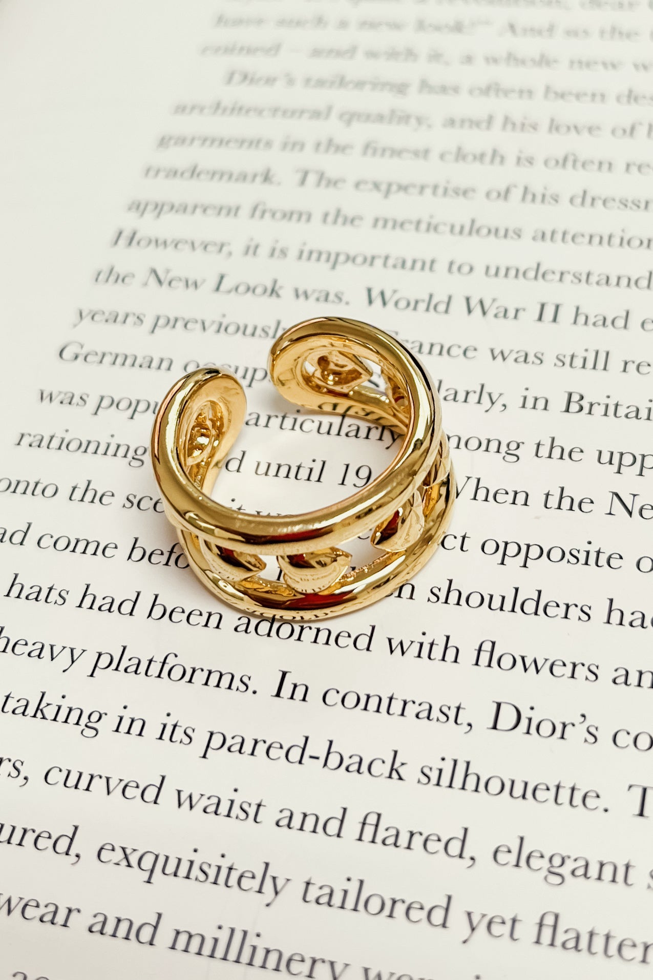 What's Love Got To Do With It Cuff Ring