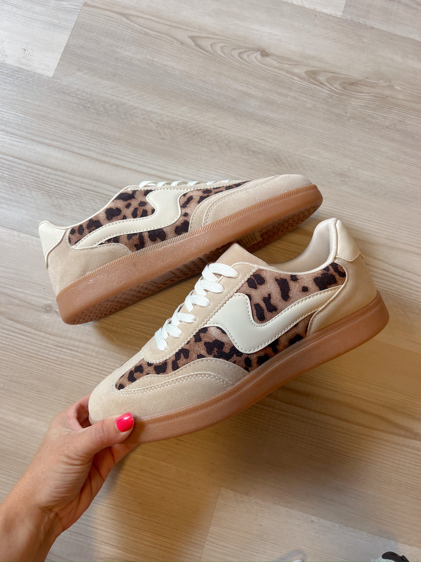 Don't Catch Me Leopard Sneakers