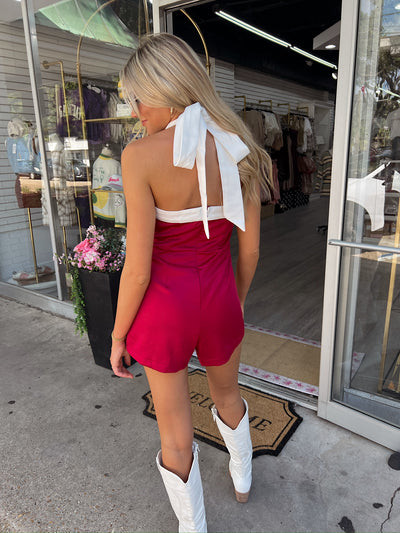 Gentle Spark Halter Romper
