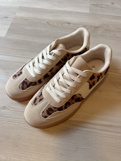 Don't Catch Me Leopard Sneakers