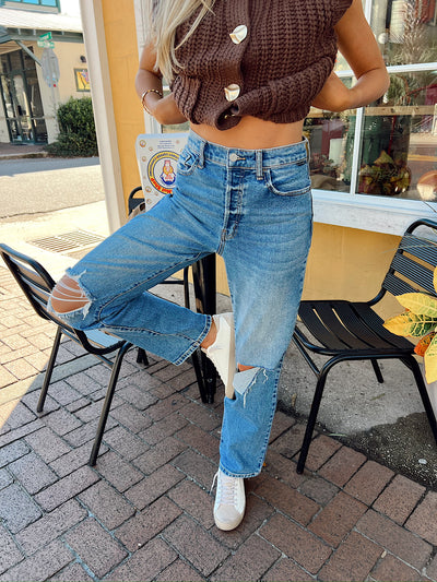 Daily Mode Super High Rise Dad Jeans