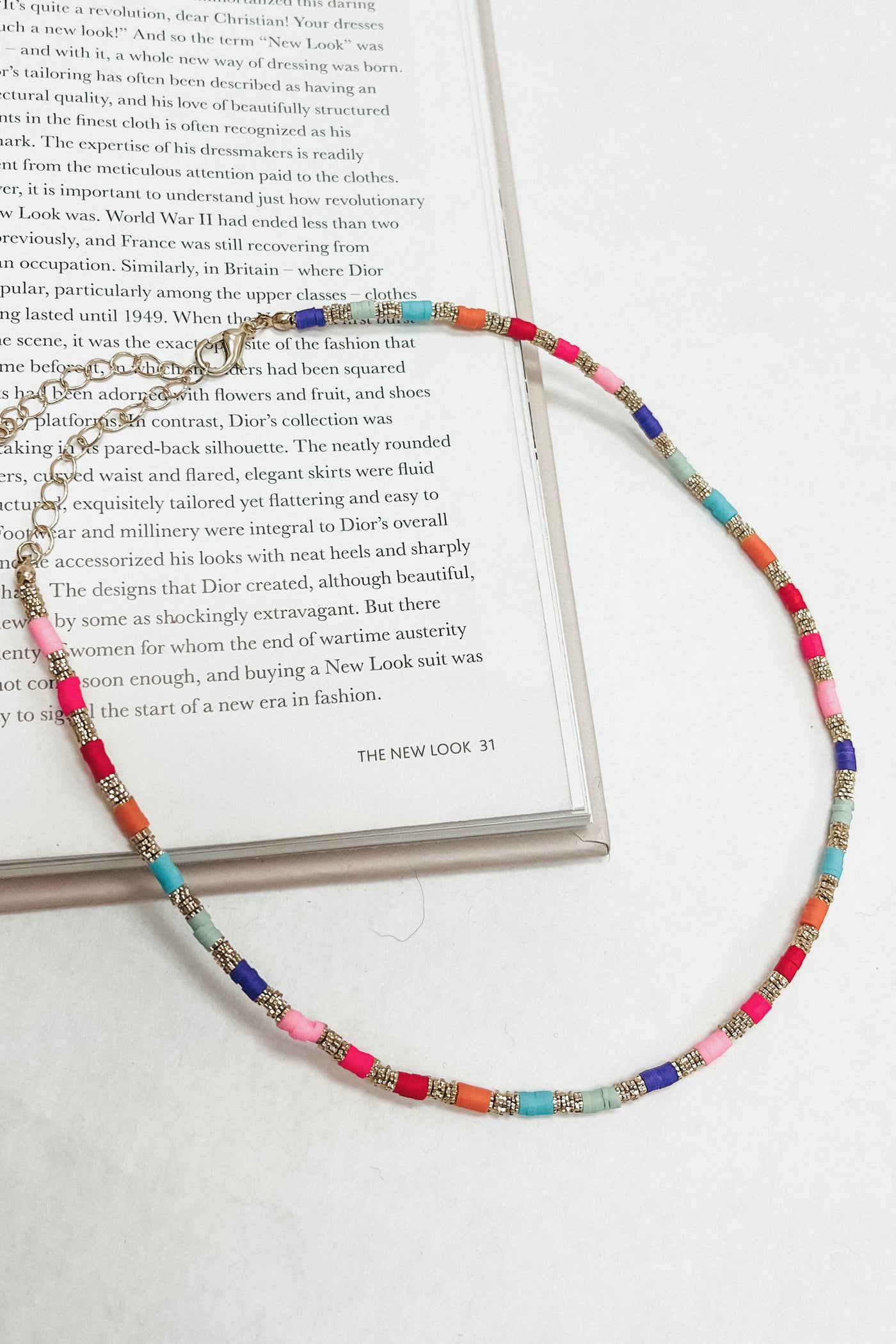 Colored Bead Necklace