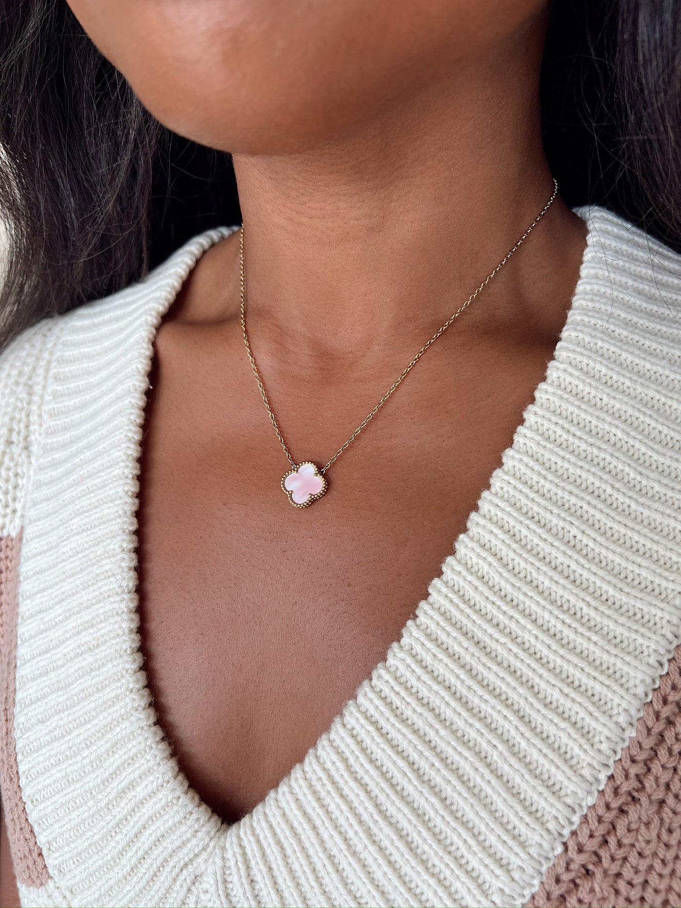 King Of My Heart Clover Necklace