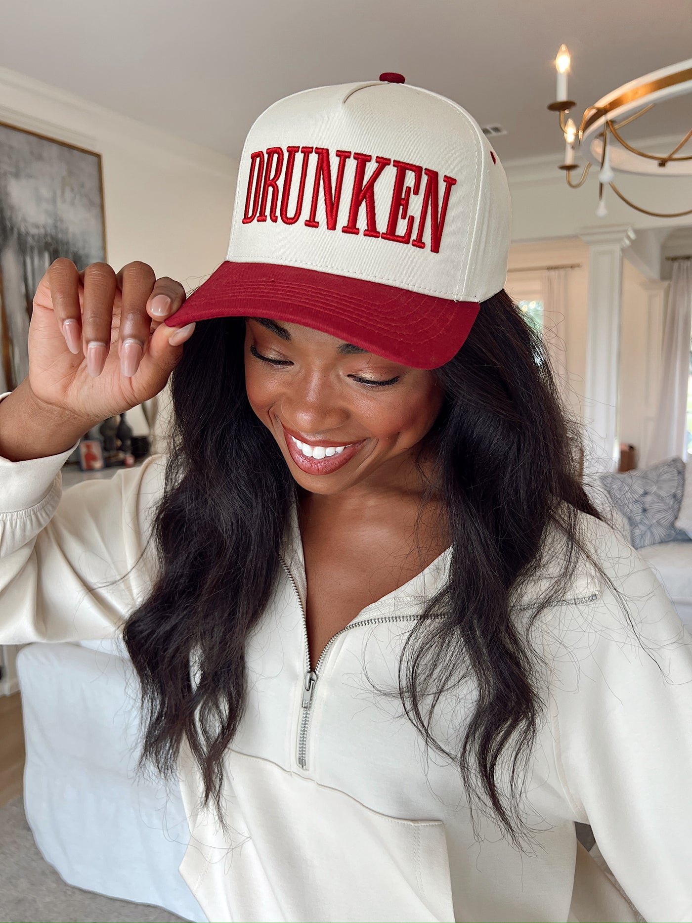 Drunken Two-Toned Trucker Hat