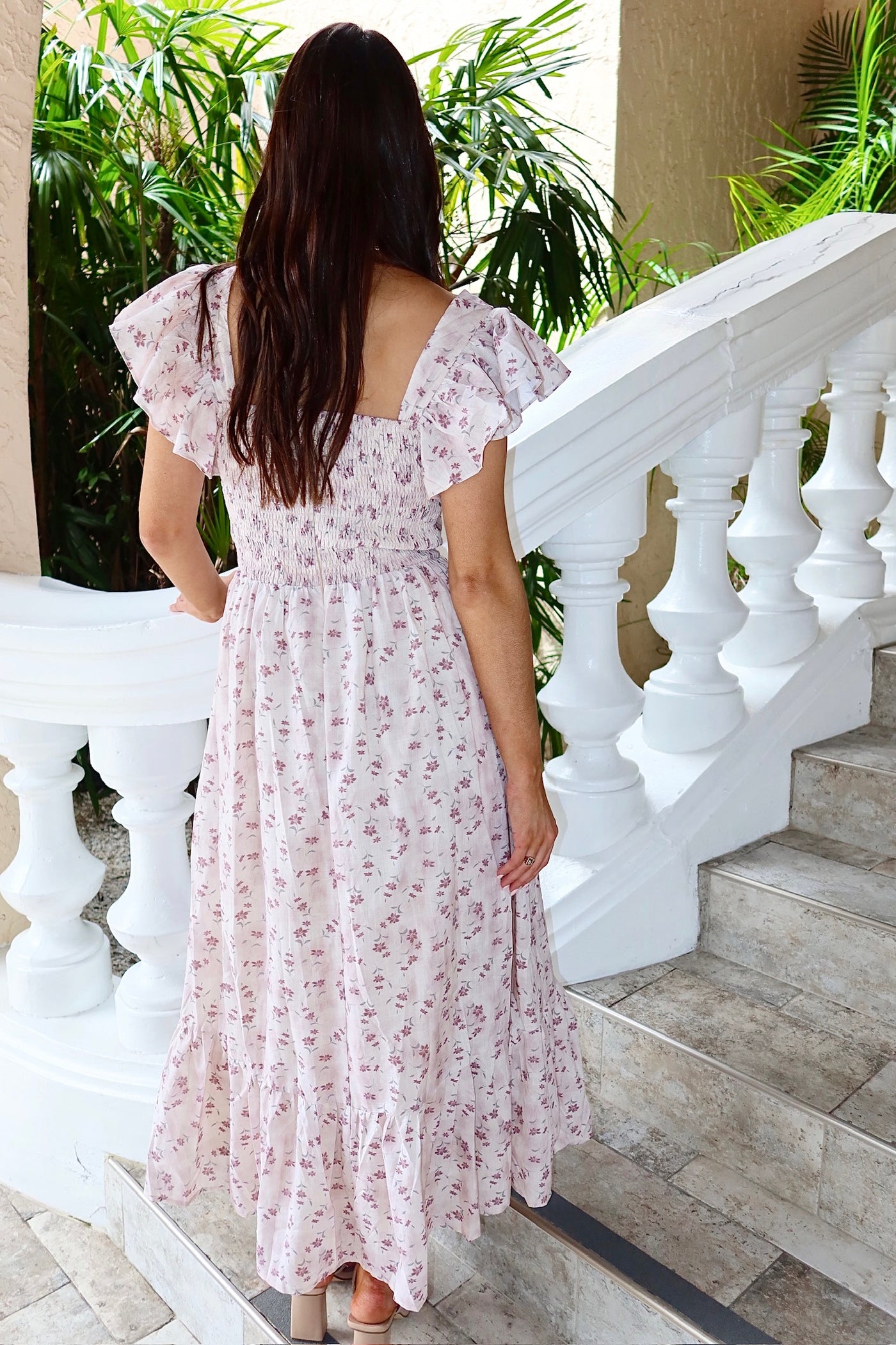 Single & Sweet Floral Midi Dress