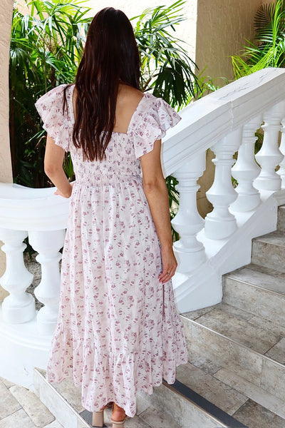 Single & Sweet Floral Midi Dress