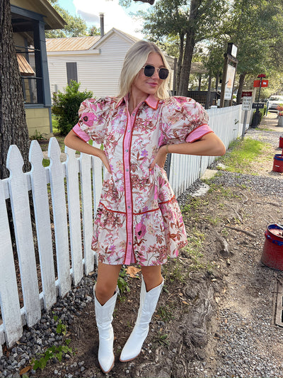 Holding Wildflowers Floral Dress