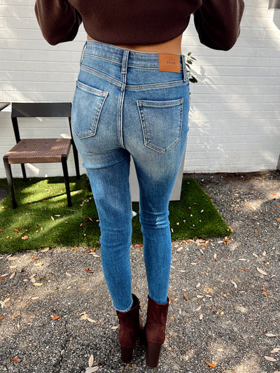 Call Me Over Ankle Skinny Jeans