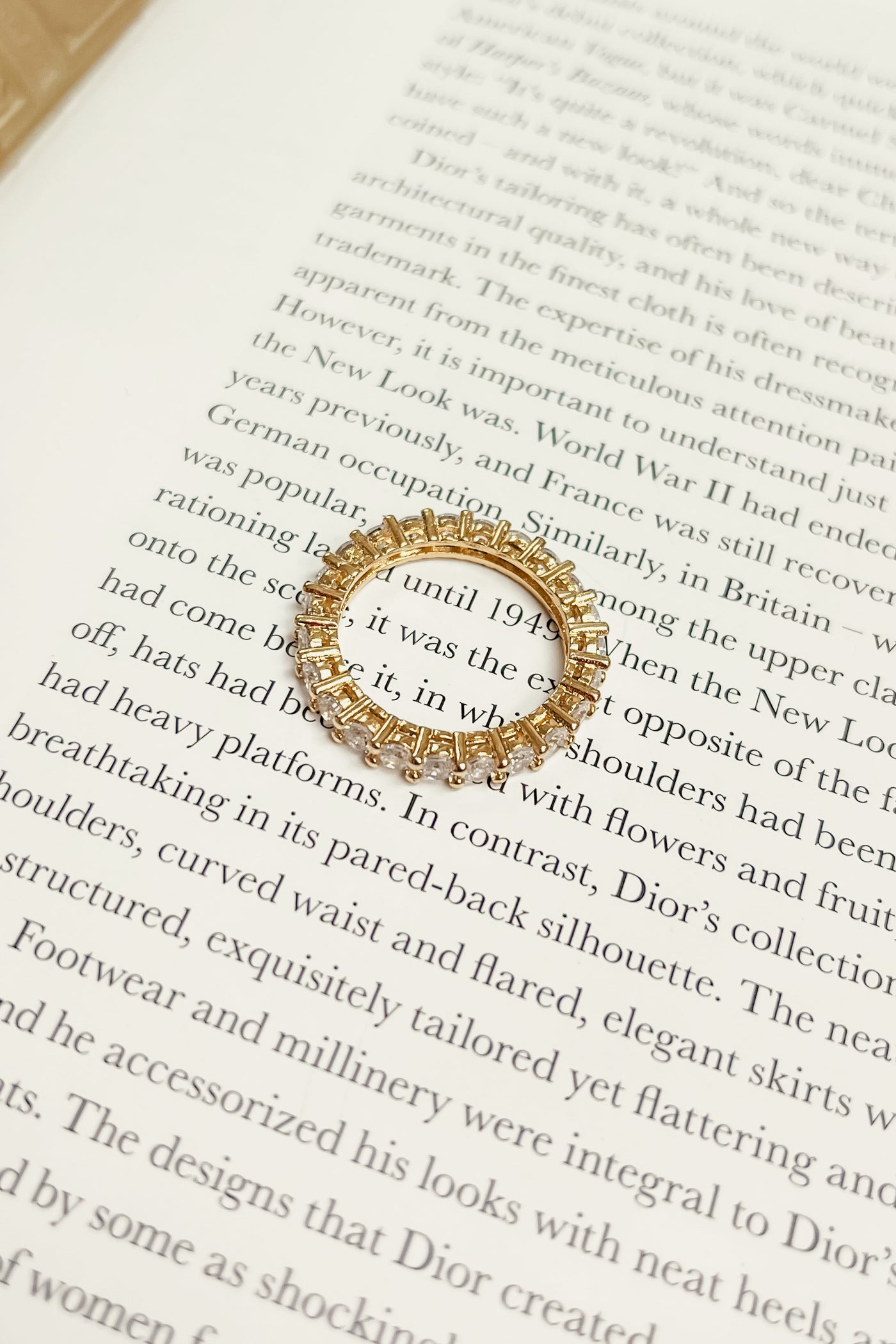 Ever Since I Met You Crystal Ring