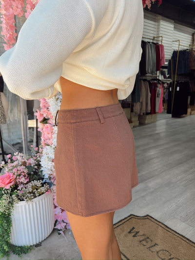 Roads Ahead Mini Skort