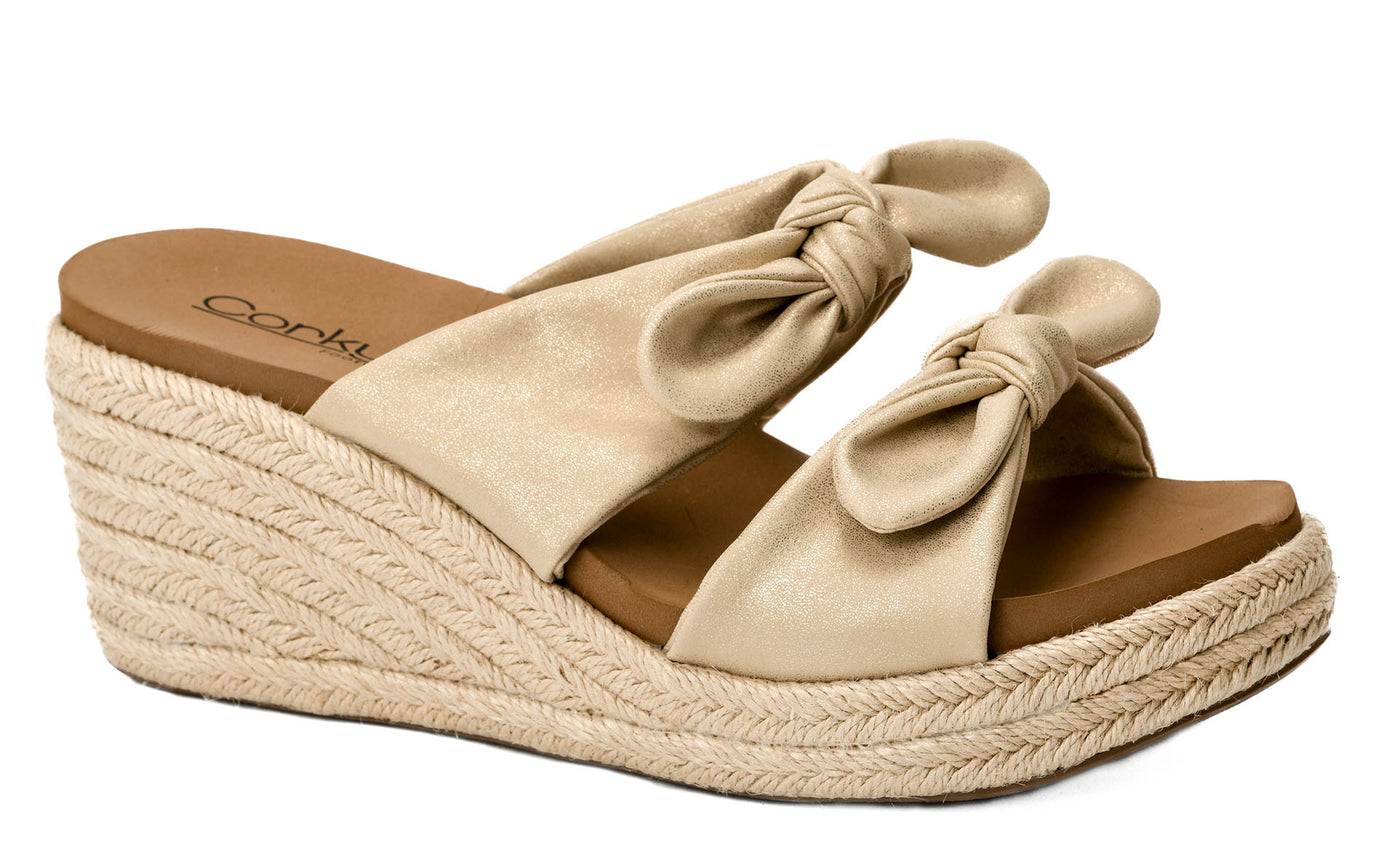 Tie The Knot Metallic Wedge