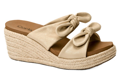 Tie The Knot Metallic Wedge