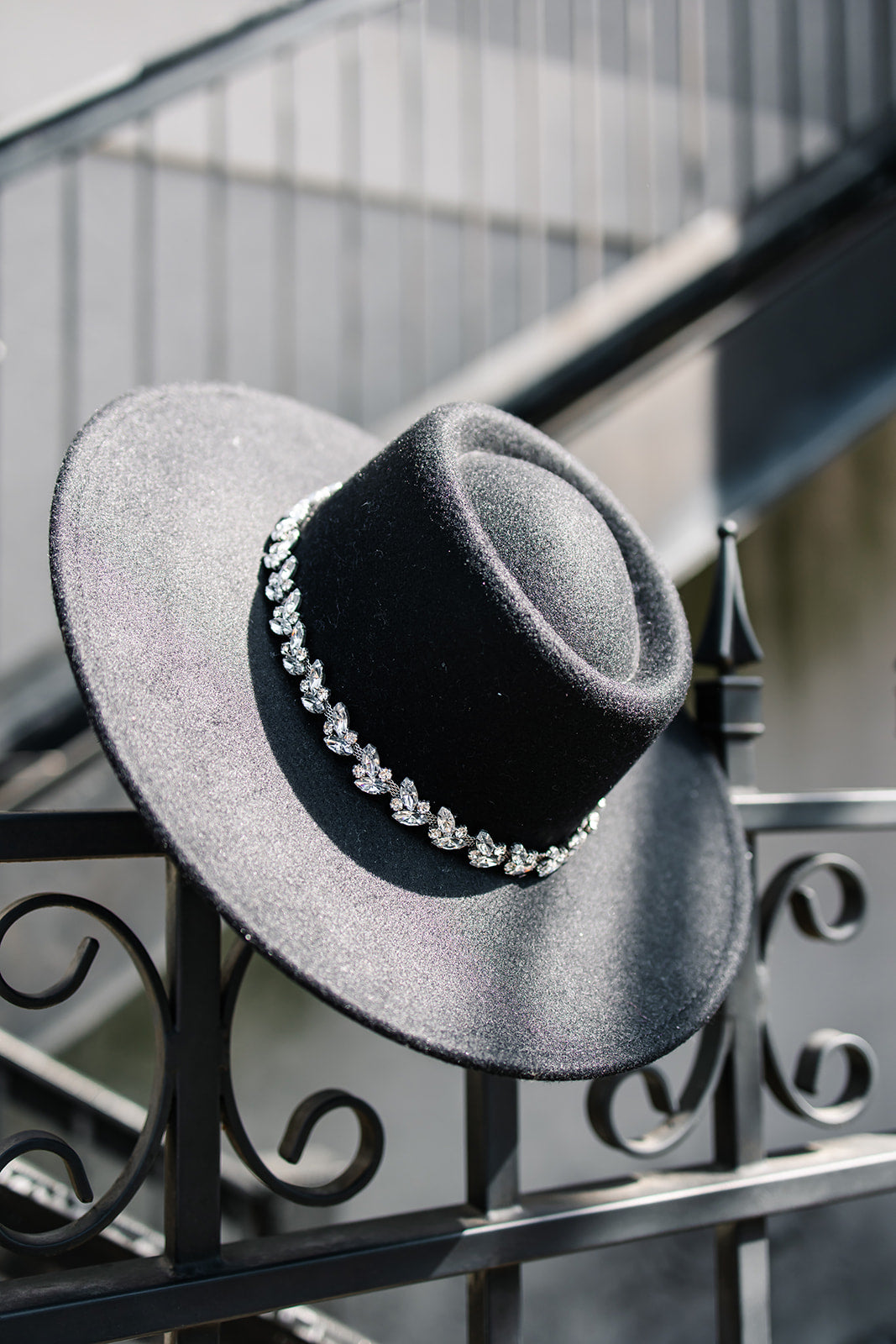 Princess Vibes Embellished Fedora Hat (LAST ONE)