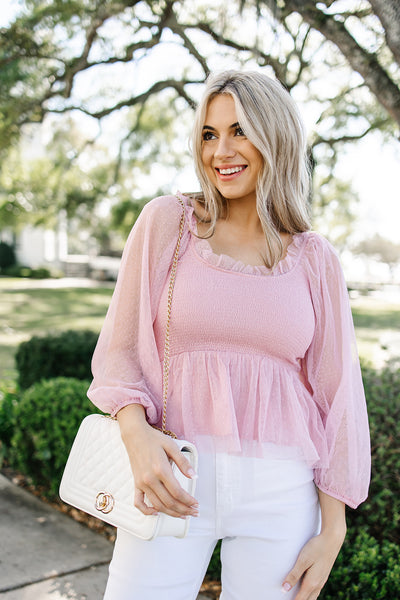 Forever Young Tulle Blouse