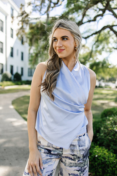 Chance For You Satin Blouse