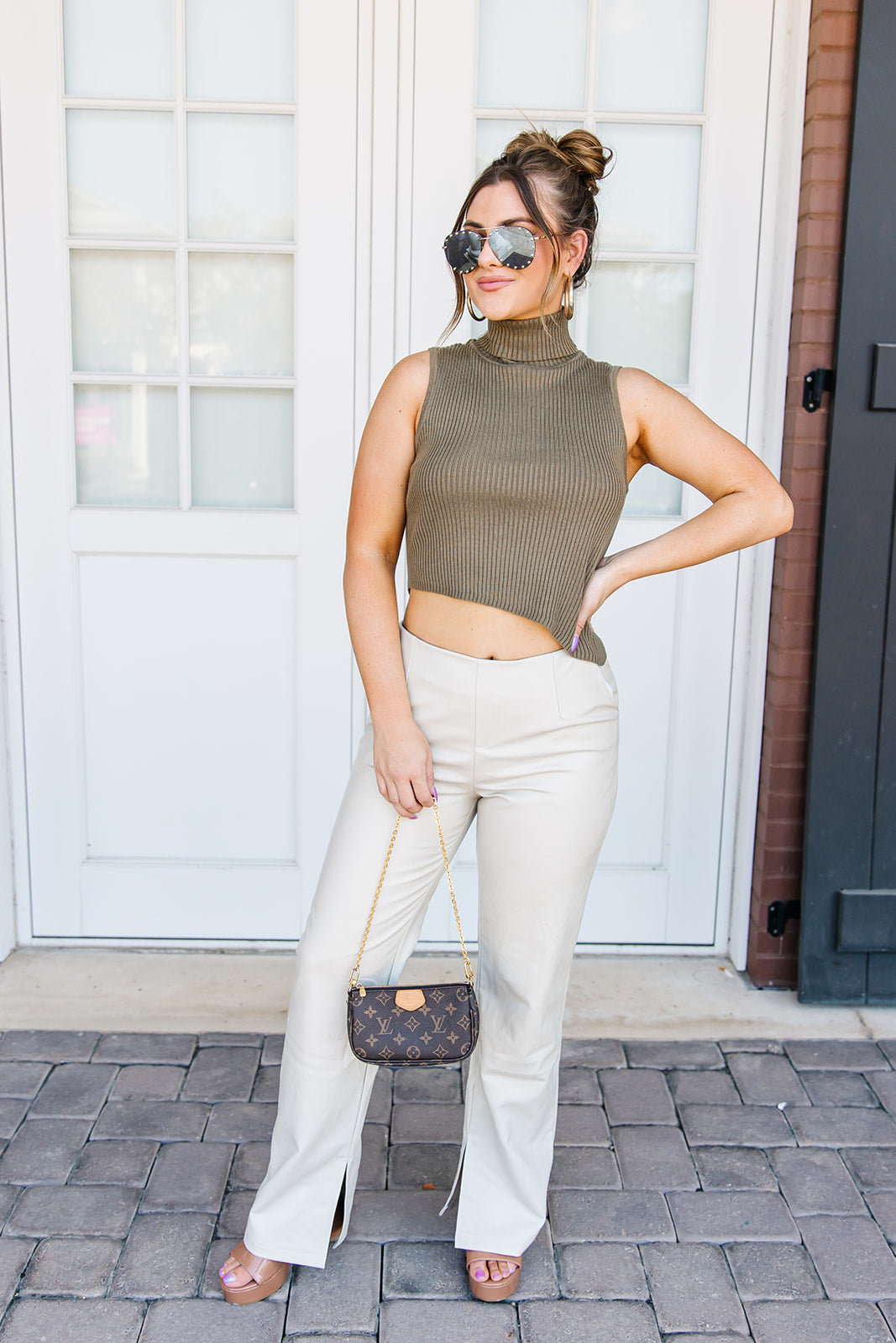Struck My Soul Sweater Top (LAST ONE - SIZE X-SMALL)