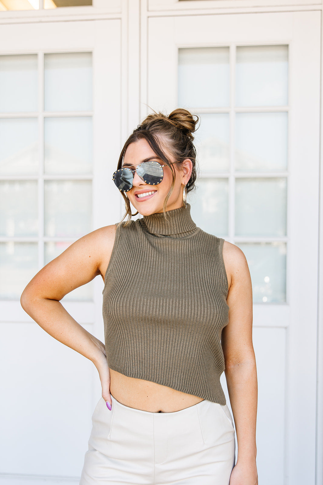 Struck My Soul Sweater Top (LAST ONE - SIZE X-SMALL)